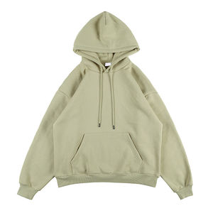 Sudaderas con capucha para hombre Highstreet de alta calidad de 360gsm, sudaderas con cuello redondo de Color Pastel liso, sudaderas con capucha de cuello redondo de algodón grueso - Product Image 4