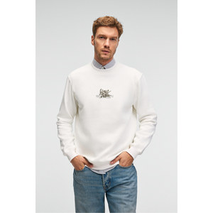 Sudadera de Cuello Redondo para Hombre GRIMELANGE IRVING, Corte Regular en el Busto y Parte Delantera - Product Image 1
