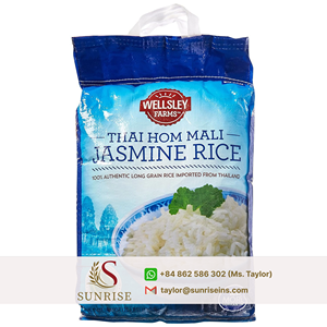 ข้าวหอมมะลิเวียดนามแตก5% | เมล็ดยาวมีกลิ่นหอมระดับพรีเมียม | บรรจุภัณฑ์จำนวนมาก/OEM 1-50กก - Product Image 4