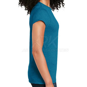 Latest Fashion New Design T-Shirt Street Wear Custom Printed Logo Women T-Shirt Pakistan Made <b>Comfortable</b> Fabric - Product Image 3