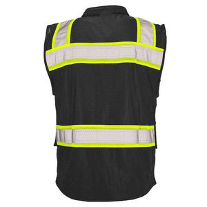 Gran oferta, chaleco de seguridad reflectante, ropa de trabajo Unisex para hombre, chaleco reflectante sin mangas, chaleco de seguridad de alta visibilidad de Color personalizado - Product Image 2