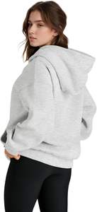 Sudaderas con capucha personalizadas para mujer, venta al por mayor, jersey de manga larga, Sudadera con capucha de lana OEM con impresión de logotipo directo de fábrica - Product Image 5