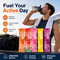 Sachets de boisson en poudre d'électrolyte personnalisés supplément d'énergie d'hydratation marque privée OEM ODM approvisionnement d'usine
