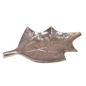 Plateau fait main pour les restaurants et les hôtels Plateau en feuille d'érable Plateau décoratif en bronze et plat de service pour les événements de vacances - Product Image 1