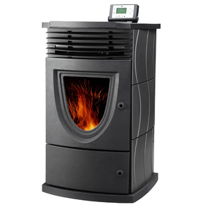 Poêle <span class=keywords><strong>à</strong></span> <span class=keywords><strong>granulés</strong></span> de bois extérieur en aluminium 5 kW, chauffage automatique autonome pour villa et usage domestique - Product Image 5