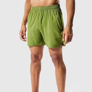 กางเกงขาสั้นผ้าฝ้ายโพลีเอสเตอร์สำหรับผู้ชายกางเกงขาสั้นกีฬาลำลองมีกระเป๋าเอวขนาดกลางมีเชือกผูกโลโก้ตามสั่งสำหรับฤดูร้อน - Product Image 3