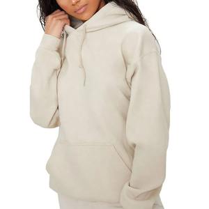 Personnalisé de Haute Qualité Designer Boxy Fit Tricoté Blanc Femme Pull Court Sweat À Capuche Sweats À Capuche Pour Les Femmes - Product Image 1