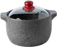 Ensemble de 3 marmites en céramique avec intérieur émaillé, design écologique, compatible avec les cuisinières à gaz, charme antique, glaçure texturée pour les professionnels