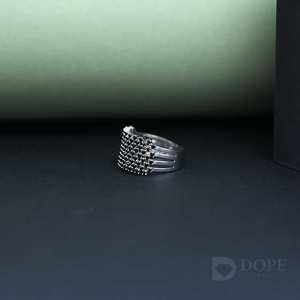 Edgy Diamond Ring Party Estilo perfecto para Plata de Ley 925 para fiesta, aniversario, Día de compromiso - Product Image 5