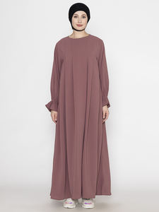 Dernier Style 2024 Designer Femmes Naqab Manches Longues Burkha Solide Hijab Robes Musulmanes Disponibles au Prix de Gros de l'Inde - Product Image 2