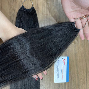 Prix de gros usine cheveux droits de couleur noire à la kératine 100% extensions de cheveux vietnamiens de haute qualité - Product Image 6
