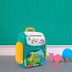 ROBINCOOL. Mochila 'Caja Fuerte' con Sensor de Huella Dactilar Ligero y Contraseña, 18 x 10 x 20, Juguete Hucha - Product Image 2
