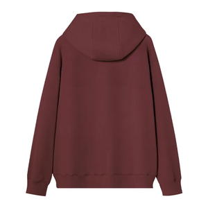 เสื้อมีฮู้ดผ้าฝ้าย100% สำหรับผู้ชายเสื้อฮู้ดแบบสวมหัวมีฮู้ดดีไซน์เป็นกรดซักฤดูหนาวแบบลำลอง - Product Image 2