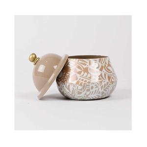 Ustensiles de cuisine en métal forme carrée écrous serveur avec couvercle qualité exclusive taille personnalisée chocolats boîte de service - Product Image 3