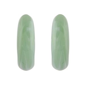 ขายส่งต่างหูเรซิ่นสีสันสดใสต่างหูห่วงใหญ่อะคริลิคแข็งสำหรับผู้หญิงเครื่องประดับวินเทจสี่เหลี่ยมร้อนแรงด้วยงานฝีมือ - Product Image 1