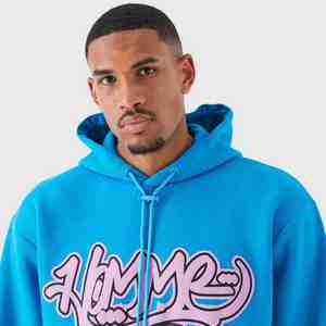 Design personnalisé Survêtements imprimés bouffants pour hommes Respirant 100% coton Tissu de meilleure qualité pour les survêtements d'hiver décontractés - Product Image 2