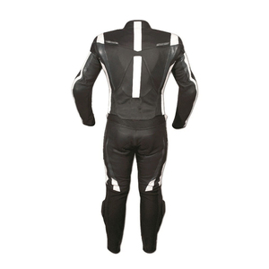 Traje Deportivo de Motociclista de una Pieza para Hombre, Traje de Carreras Protector de Poliéster y Piel de Vaca, Logotipo en la Parte Delantera, Ropa de Carreras de Carretera - Product Image 3