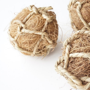 ของเล่นสัตว์เลี้ยงขนาดเล็กเคี้ยวหนูตะเภาลูกมะพร้าวเคี้ยวของเล่นหนูที่ทำจากไม้ไผ่แอปริคอทใบไม้อัลฟัลฟากินได้กรง - Product Image 4