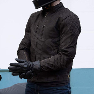 Chaqueta de Motociclista para Hombre en Color Liso, Venta en Línea, Venta Directa de Fábrica, Chaqueta de Motociclista de Alto Rendimiento - Product Image 4