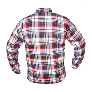 Chemises vintage décontractées en flanelle pour hommes et femmes Veste de bûcheron en coton à manches courtes Imprimé Respirant Grande taille pour les motards - Product Image 2