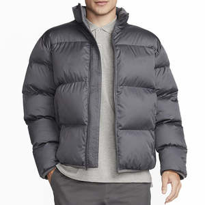 Veste bomber pour homme, col montant, nouvelle arrivée, hiver, avec isolation en polyester, fermeture éclair intégrale, poignets élastiques, écologique, service OEM - Product Image 3