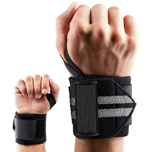 Poignet et genou d'haltérophilie lourd fabriqué au Pakistan imprimé accessoire d'entraînement de Fitness soutien en coton pour l'haltérophilie - Product Image 6