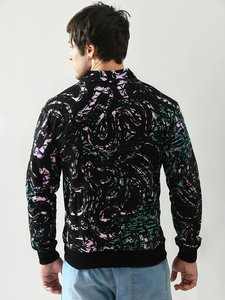 Vestes de baseball varsity en satin personnalisées pour hommes, imprimées par sublimation, de haute qualité, longues vestes coupe-vent pour hommes - Product Image 5