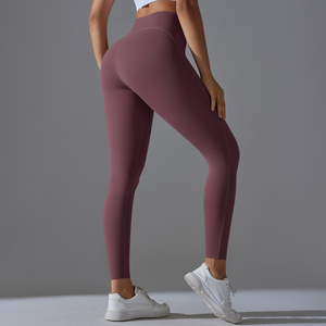 Leggings pour femmes à taille haute, imprimés doux, logo personnalisé en gros, respirants, pantalons unis pour le quotidien, le travail, la salle de sport, taille XL - Product Image 5