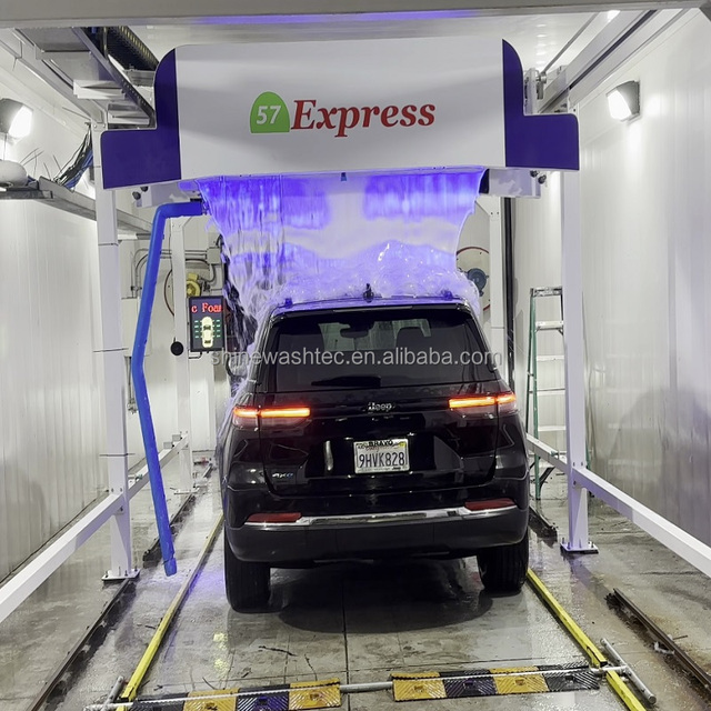 Fully Automatic Touchless Car Wash Machine 360 Rotating Arm High Pressure Car Washing System with Blower