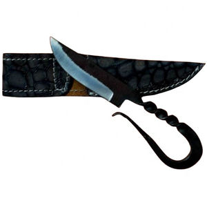 Couteau de grève médiéval de haute qualité en acier à haute teneur en carbone forgé à la main avec couteau de cuisine fourreau en cuir de peau de vache - Product Image 3