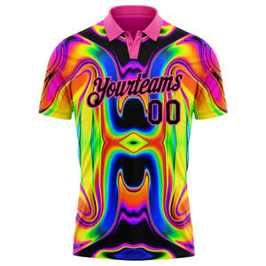 Sublimación personalizada para hombre Polos Camiseta de manga corta de poliéster de punto Polo para hombres - Product Image 3