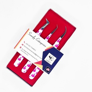 Pinzas para pestañas de muñeca bonita, pinzas para pestañas de volumen de acero inoxidable japonesas más vendidas, pinzas para extensión de pestañas de alta calidad - Product Image 2