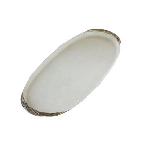 Utensilios de cocina Catering Uso Bandeja para servir alimentos Producto de Venta caliente Bandeja para servir Bandeja decorativa hecha a mano - Product Image 1