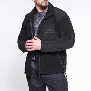 Lightweight Breathable Eco-Friendly <b>Sherpa</b> <b>Men's</b> Winter <b>Jacket</b> Windproof Outdoor Use Stand Collar Front Logo Casual Customizable - Product Image 5