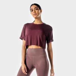 Camiseta Corta para Mujer, Ajuste Holgado, Verano, Informal, Moda, Impresión Personalizada Activada por el Sudor - Product Image 6