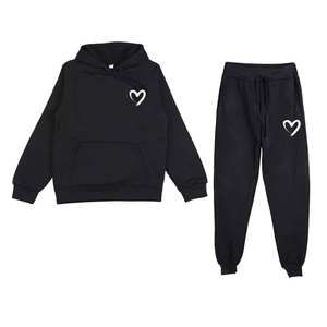 2024 nuevo diseño hecho a medida elegante chándal con capucha para mujer conjunto de ropa informal impresa Digital - Product Image 3