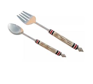 Nouveau service à fromage en métal pour le fromage Nouveau service de couverts en métal dernier ensemble de fromage en métal avec poignée en marbre pour servir la vaisselle - Product Image 2