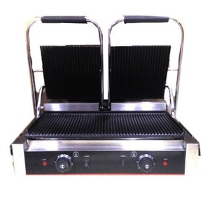 Equipo de Restaurante, Parrilla Doble para Sándwiches MECG-813, Parrilla de Alta Resistencia, Precio Económico 2023 - Product Image 3