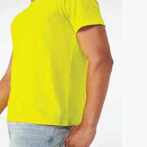 Logo personnalisé imprimé lourd 100% coton col rond T-Shirts pour hommes col rond à manches courtes Tee vente en gros avec personnage tricoté - Product Image 4