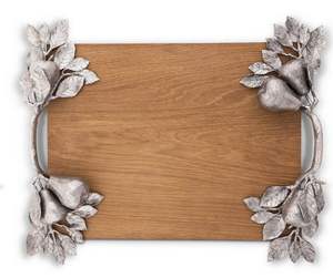 ถาดไม้ขนาดใหญ่คุณภาพดีที่สุดดีไซน์น่าดึงดูดถาดเสิร์ฟอาหารรอมฎอนพร้อมที่จับเชือกสําหรับถาดไม้ขายดี - Product Image 2