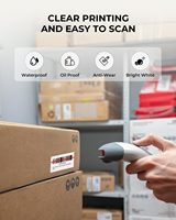 Etiquetas Térmicas Directas con Código de Barras Sensibles al Calor, Duraderas y Personalizadas de Fábrica, para Uso en Empaquetado, Supermercados, Ecológicas, 58*40mm