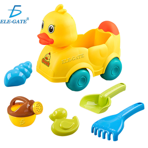 Juego de Juguetes de Playa para Verano, Carrito de Pato con Accesorios, Carrito de Plástico para Niños - Product Image 2