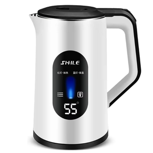 New Arrive Electric Stainless Steel Kettle 1500W Portable Household Automatic Power-Off Keep Warm Feature for Home <b>Car</b> Hot - Product Image 3