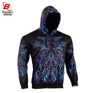 เสื้อแจ็กเก็ตมีฮู้ดสำหรับผู้ชายเสื้อแจ็คเก็ตแบบซับลิเมชันพร้อมกระเป๋าข้าง - Product Image 4