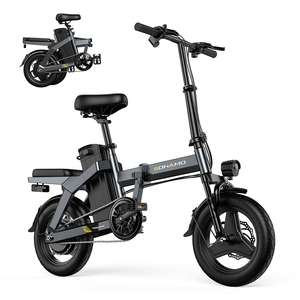 Vélo électrique pliable pour adultes, idéal pour les trajets en ville et les loisirs, léger et durable, avec cadre en alliage d'aluminium et moteur brushless haute performance - Product Image 4