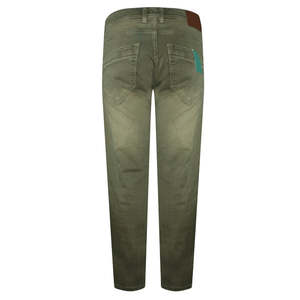 Jeans en denim slim droit pour hommes en gros, patchwork brodé, décontracté, élégant, durable, confortable - Product Image 5