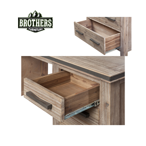 Armoire en bois Tablloy 5 tiroirs Meubles de chambre à coucher de haute qualité en bois massif de chêne/pin/acacia - Product Image 4