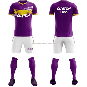 Calcetines de camiseta de fútbol transpirables de secado rápido profesionales personalizados diseño de ropa deportiva calcetines de camiseta de sublimación transpirables para fútbol - Product Image 3