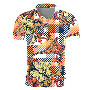 Ventes chaudes - Design personnalisé - Sublimation pour chemises - Hommes - Haute qualité - Respirant - Vêtements d'été - Formelle - Motif léopard - Fermeture éclair - ODM - Product Image 5