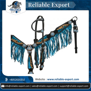 Meilleure vente torsade de cheval décorative tressée à la main fabriquée par une têtière et une cuirasse occidentales en cuir véritable - Product Image 5